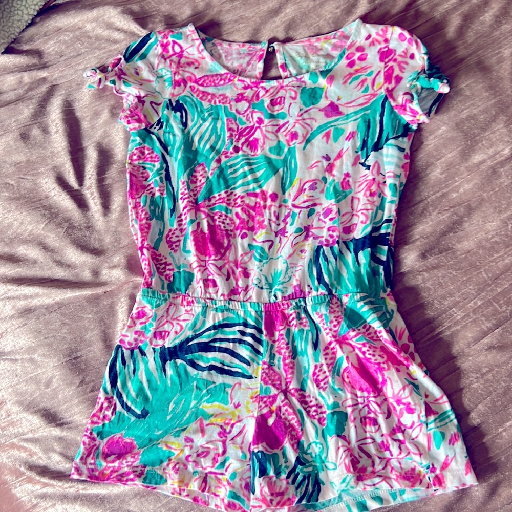 Lilly Pulitzer Girls Romper size 8/10